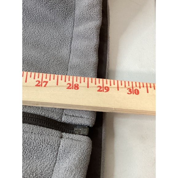 Columbia Mens Fleece Jacket‎ Full Zip Gray Brown Outdoor Warm Activewear - Picture 11 of 13